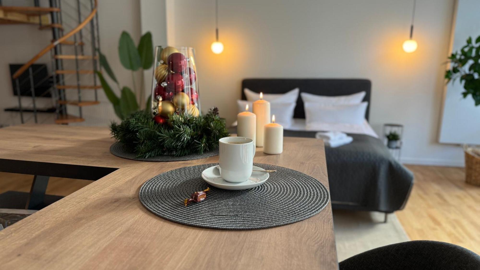Neu! City-Loft-Apartment Im Goethe Palais I 5P I Lift I Parkplatz I Zentrum I Helios Aue  Luaran gambar